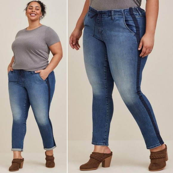 torrid Denim - 🆕️ Torrid Pull On Boyfriend Straight Super Soft Mid Rise Jeans in Venus - 2X
